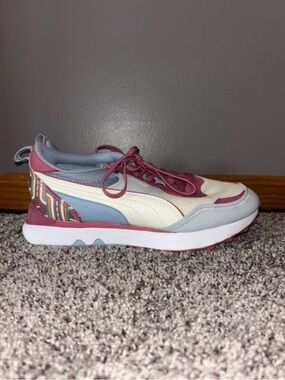 Puma Women’s Multicolor Low-Top Sneaker - Rose, Light Blue, Cream